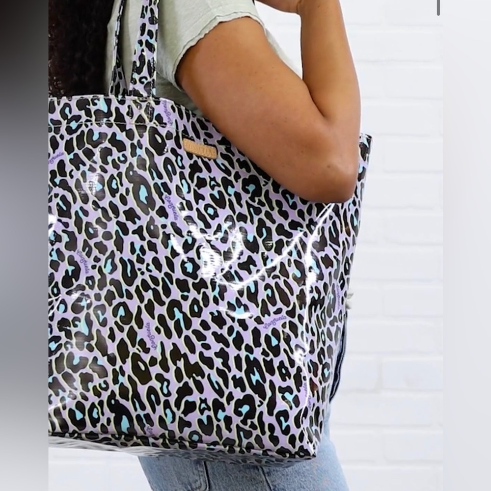 Consuela Dee Dee Leopard Print Grab N Go Basic Tote